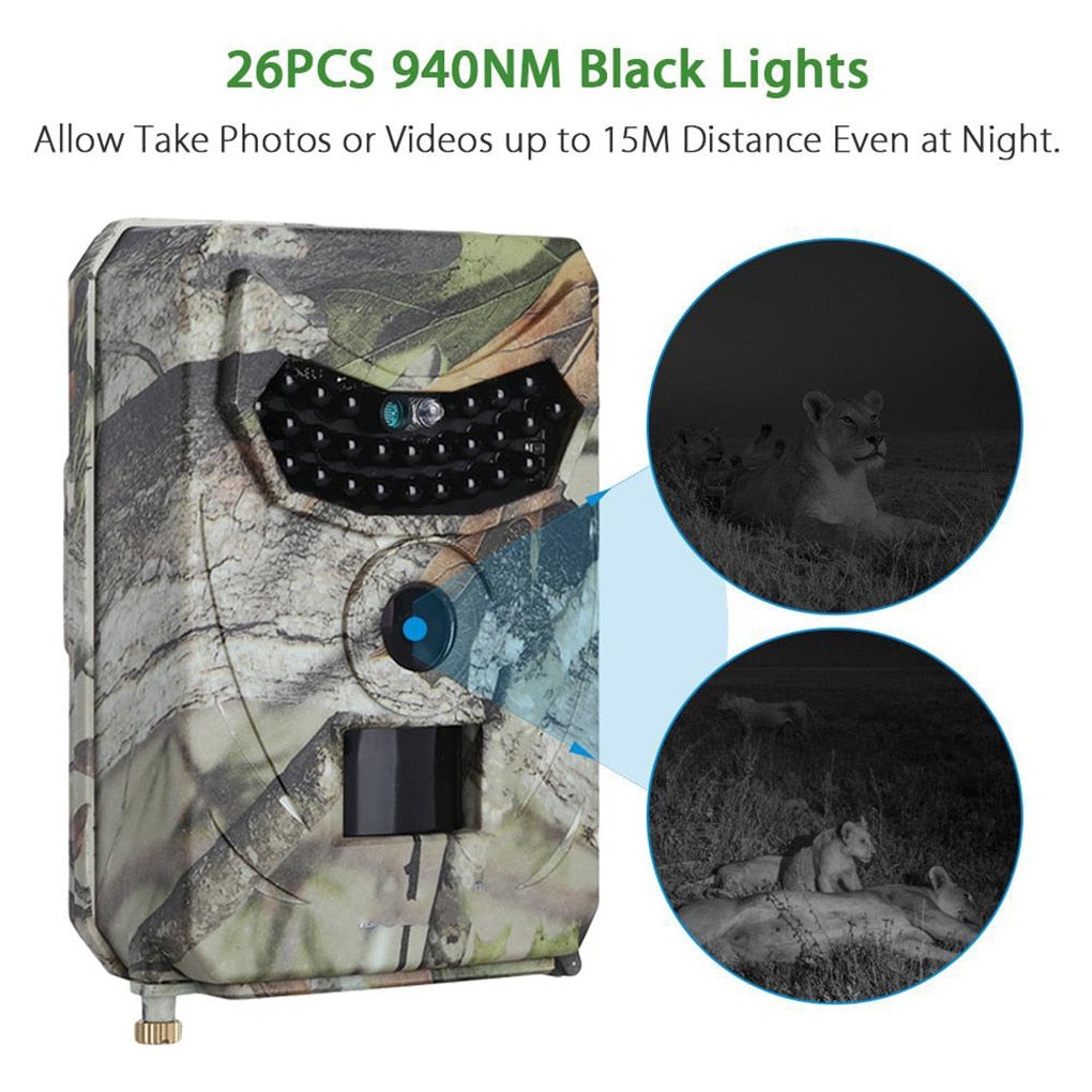 Trail Wildlife Camera 12MP 1080P Night Vision Cellular Mobile Hunting Cameras IP65 Wireless Photo Trap
