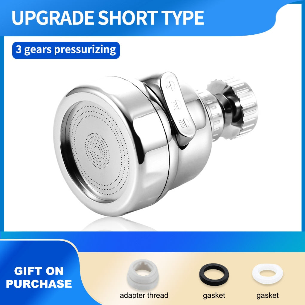 New Hot Kitchen Faucet Shower Head Economizer Filter Water Stream Faucet Pull out Bathroom