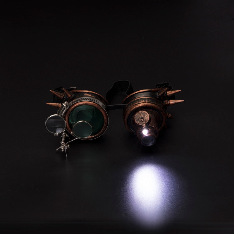 Steampunk Vintage Round Sun Glasses Gothic Goggles Vintage Retro Punk Sunglass