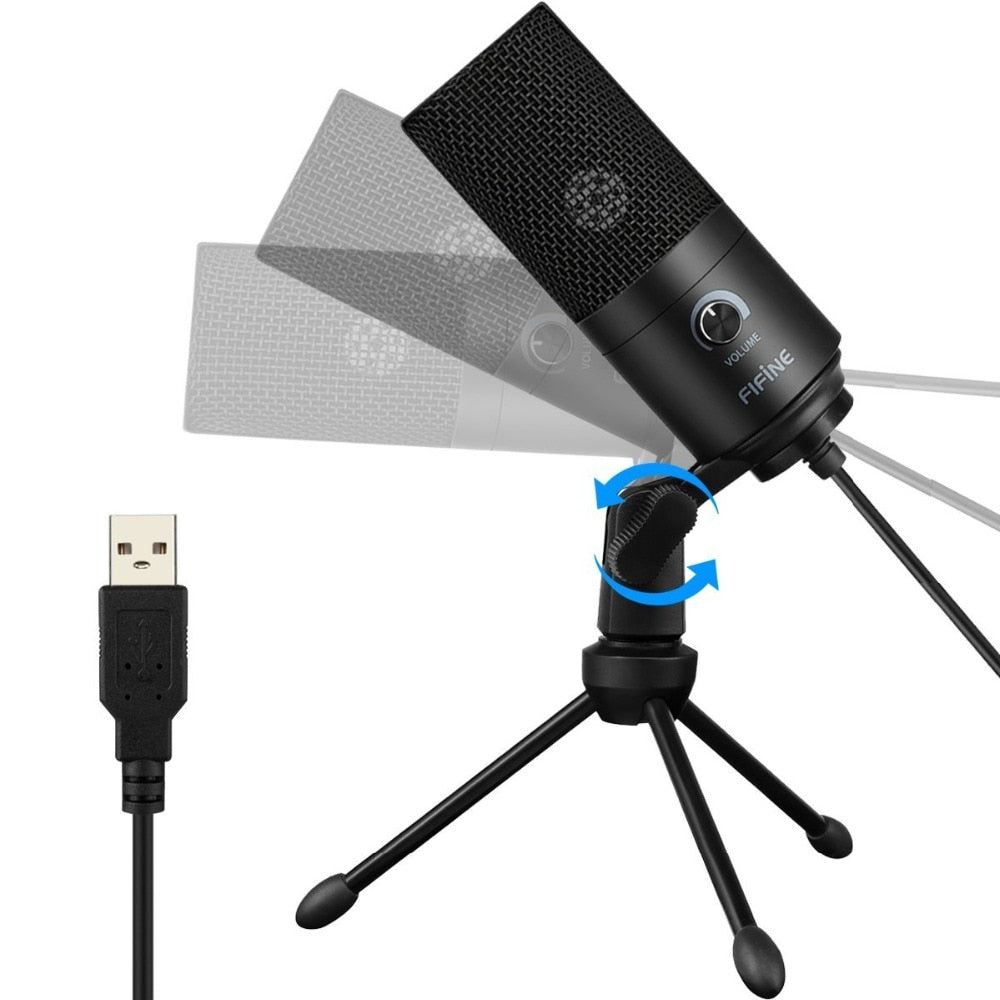 Microphone For Laptop Windows Cardioid Studio Recording Vocals Voice Over,Video-K669