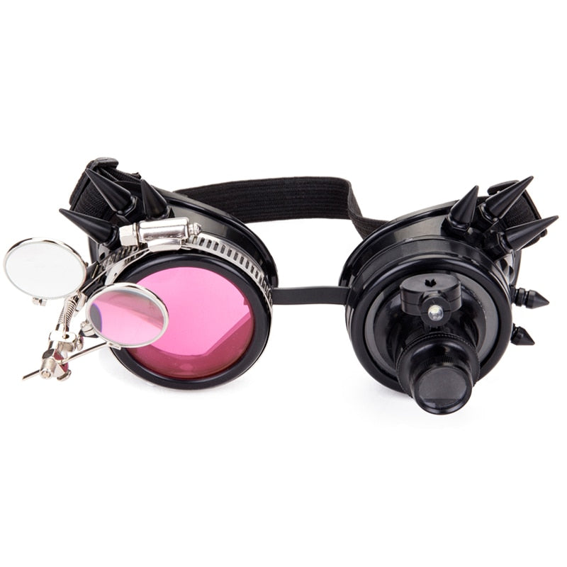 Steampunk Vintage Round Sun Glasses Gothic Goggles Vintage Retro Punk Sunglass