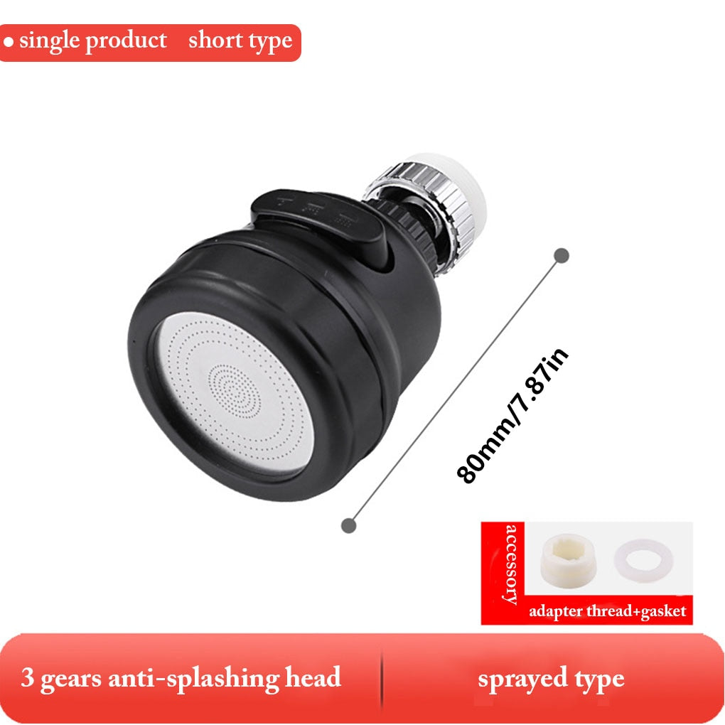 New Hot Kitchen Faucet Shower Head Economizer Filter Water Stream Faucet Pull out Bathroom