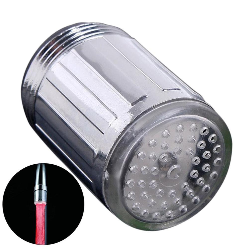 Light-up LED Water Faucet Changing Glow Kitchen Shower Tap Water Saving Novelty Luminous Faucet Nozzle Head Bathroom Light