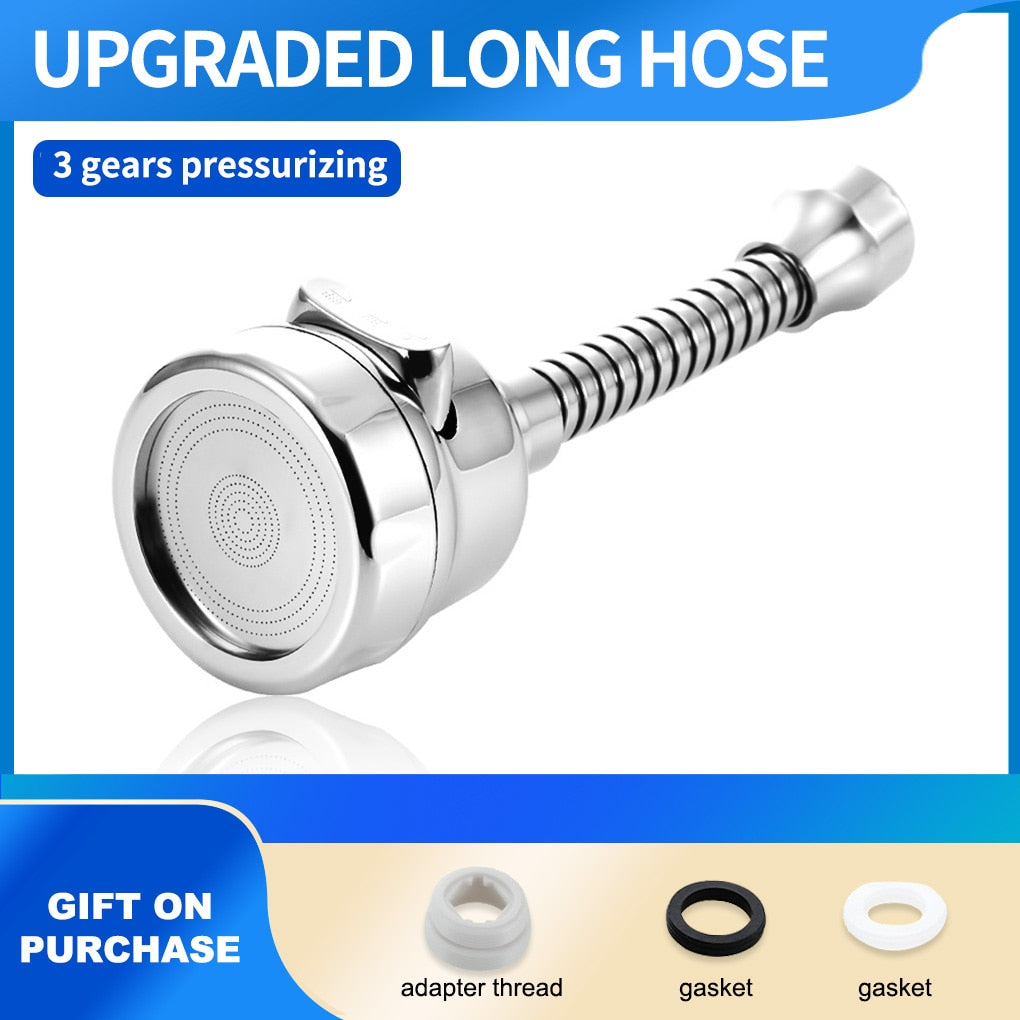 New Hot Kitchen Faucet Shower Head Economizer Filter Water Stream Faucet Pull out Bathroom