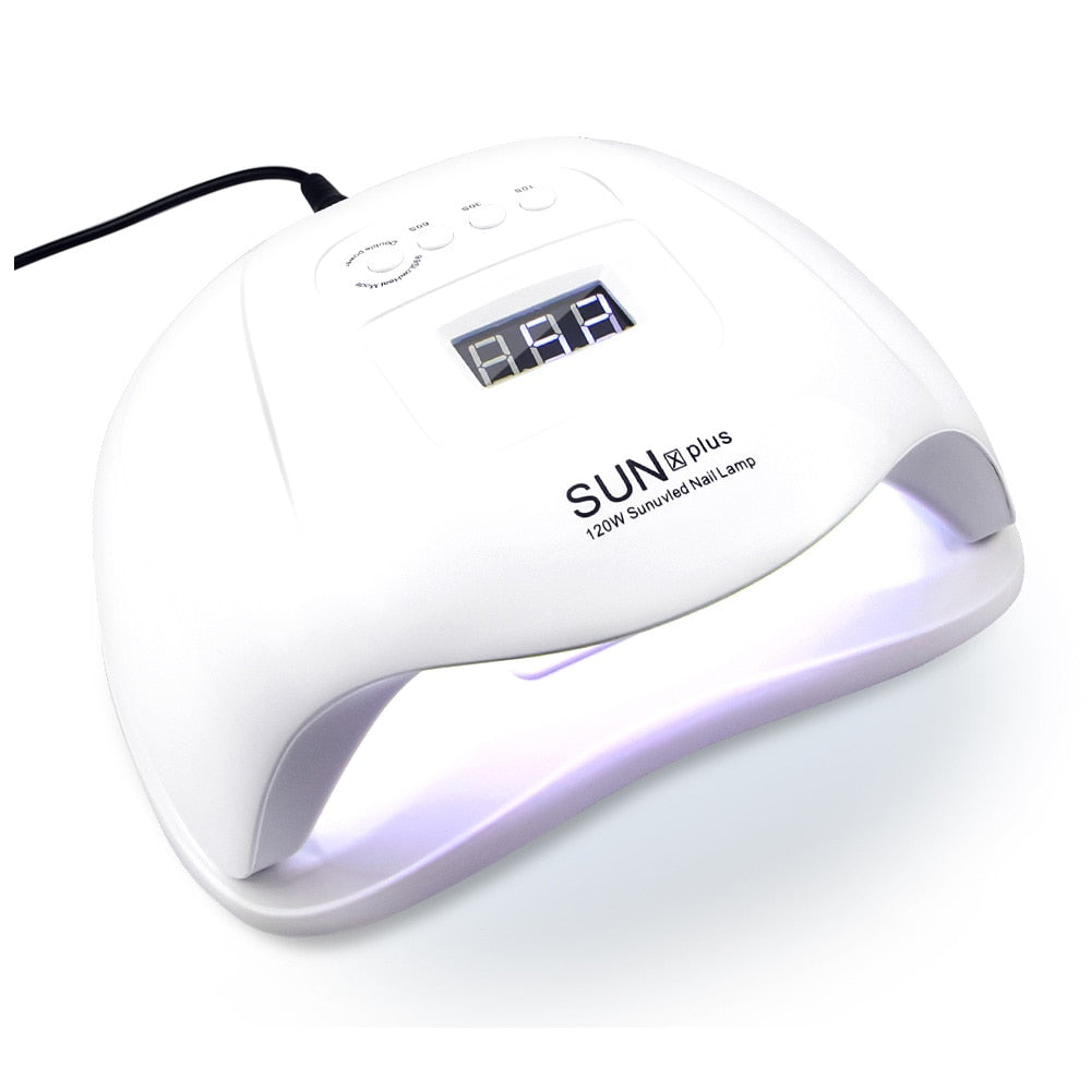 LED Nail Lamp for Gel Nail UV Lamp for Manicure Drying Gel Nail Polish With LCD Nail Dryer 3 Timing Nail Art Lamp