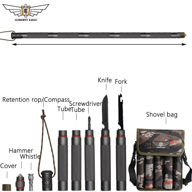 Walking stick Outdoor Defense Tactical Stick Alpenstock Hiking Camping Equipment Multifunctional Sticks