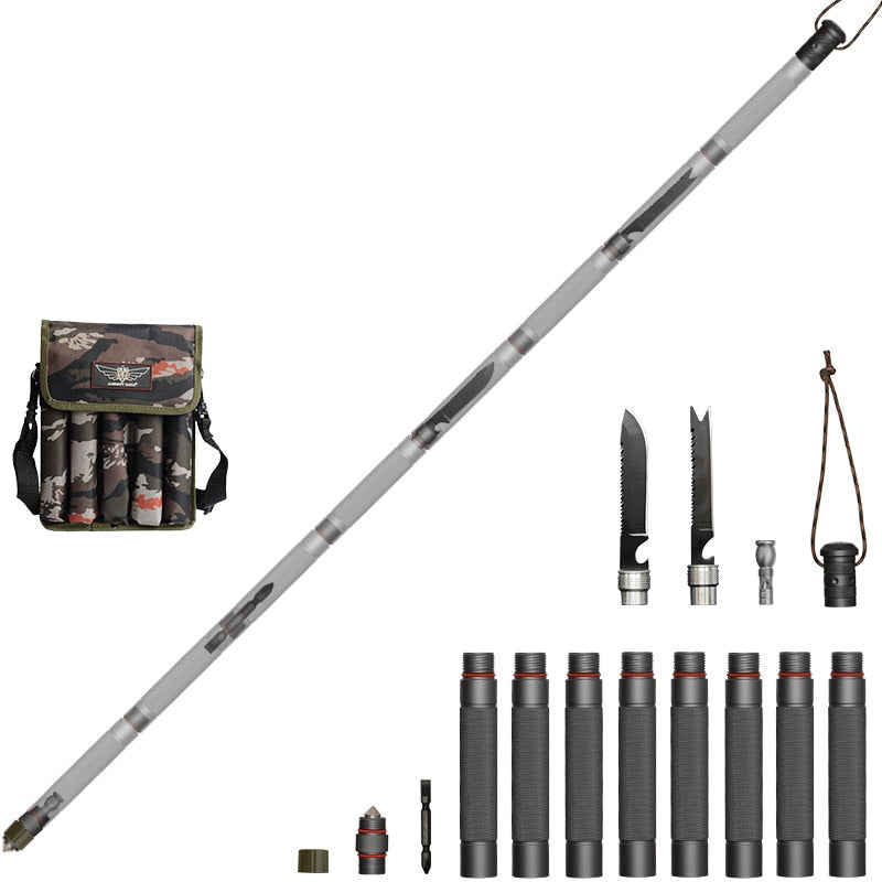 Walking stick Outdoor Defense Tactical Stick Alpenstock Hiking Camping Equipment Multifunctional Sticks