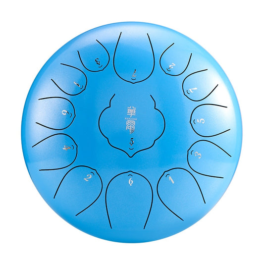 Handpan drum 12 Inch 13 Tone Steel Tongue Drum Hand Pan Drum With Padded Drum Bag And A Pair Of Mallets  huedrum Yoga Meditation