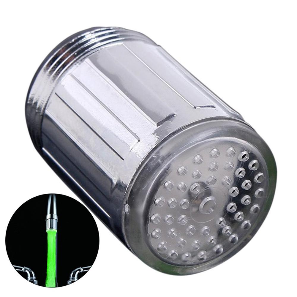 Light-up LED Water Faucet Changing Glow Kitchen Shower Tap Water Saving Novelty Luminous Faucet Nozzle Head Bathroom Light