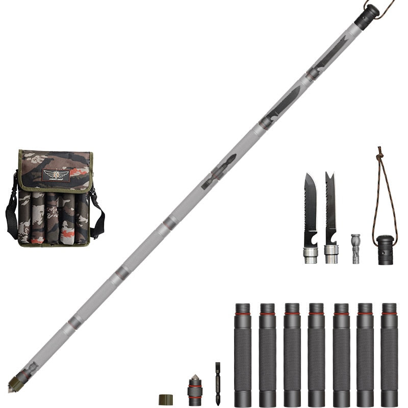 Walking stick Outdoor Defense Tactical Stick Alpenstock Hiking Camping Equipment Multifunctional Sticks