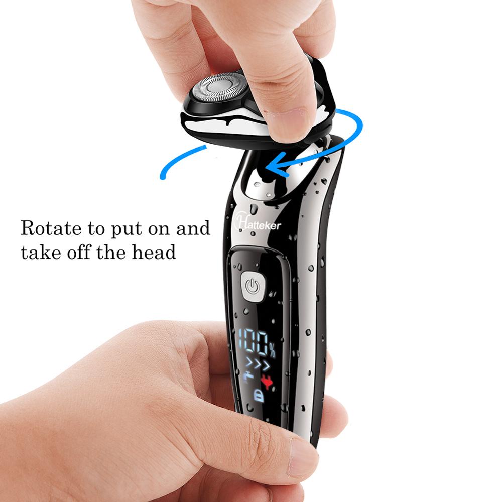 Rotary Electric Shaver USB Rechargeable Facial Electric Razor for Men 3 in 1 Male Grooming Kit Shaving Machine