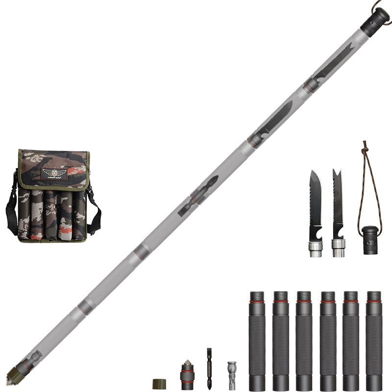 Walking stick Outdoor Defense Tactical Stick Alpenstock Hiking Camping Equipment Multifunctional Sticks