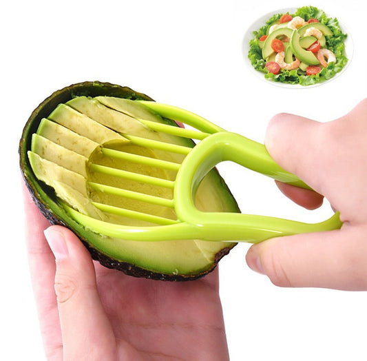 Avocado Slicer Shea Corer Butter Fruit Peeler Cutter Pulp Separator Plastic Knife Kitchen Vegetable Tools Home Accessory