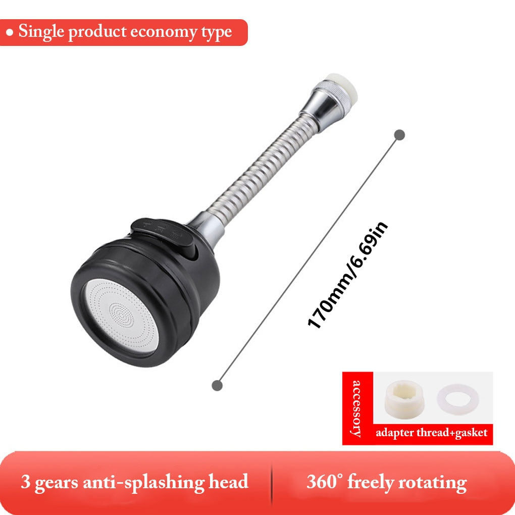 New Hot Kitchen Faucet Shower Head Economizer Filter Water Stream Faucet Pull out Bathroom