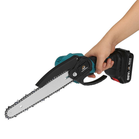 Brushless 8 Inch Electric Chain Saw Rechargeable Handheld Pruning Mini Wood Power Tool For Makita 18V Battery By VIOLEWORKS