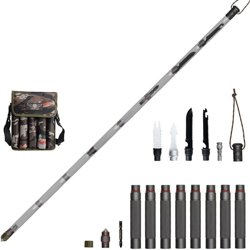 Walking stick Outdoor Defense Tactical Stick Alpenstock Hiking Camping Equipment Multifunctional Sticks